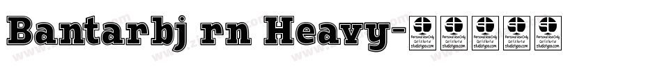Bantarbj rn Heavy字体转换